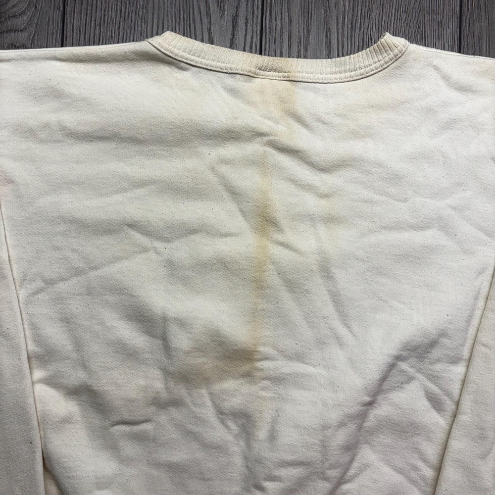 Vintage Molson Canadian Beer 1990s Sweatshirt Large White Beer Canada Bear - Picture 7 of 11
